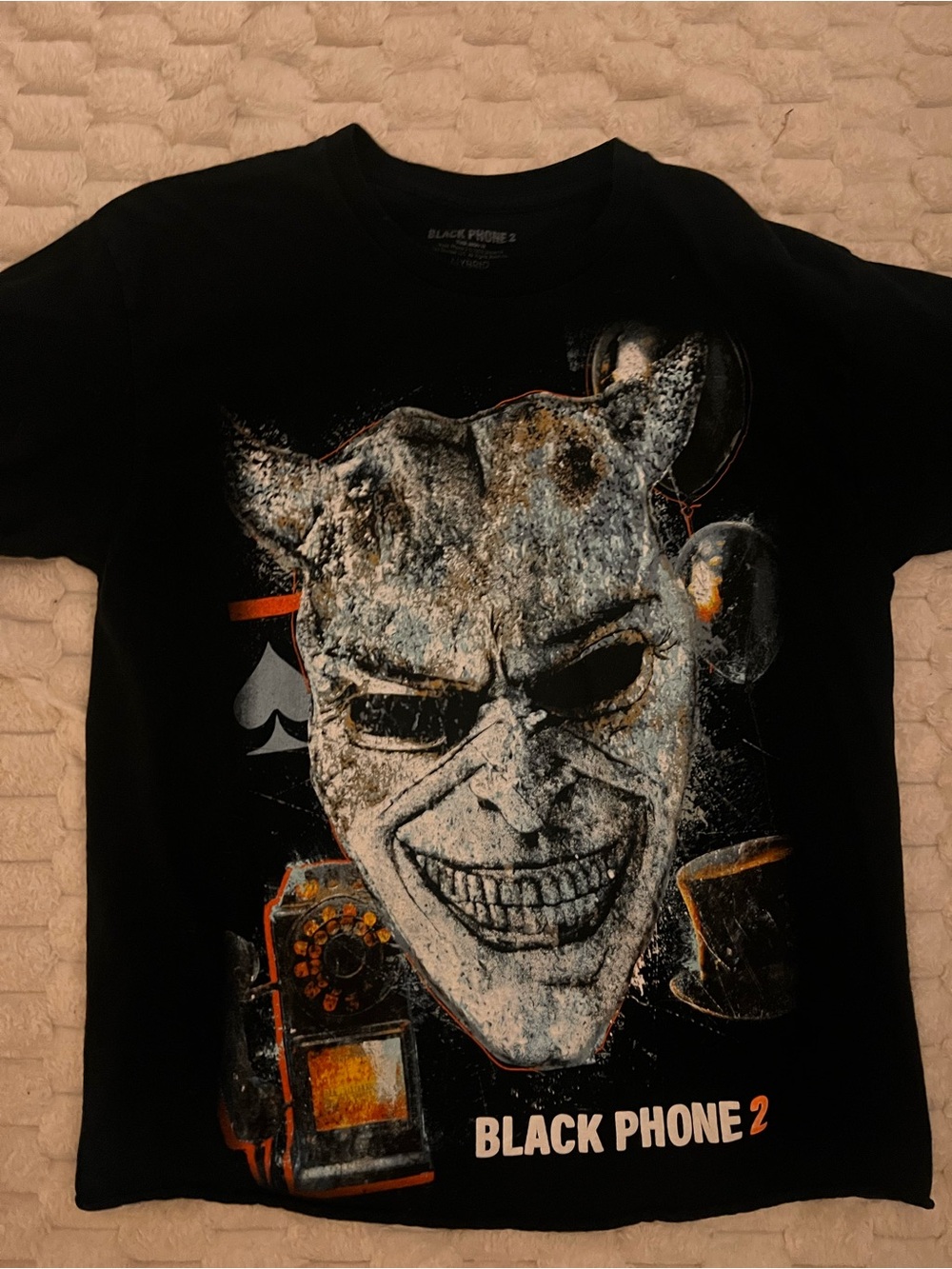 Men's Black Phone Graphic Tee